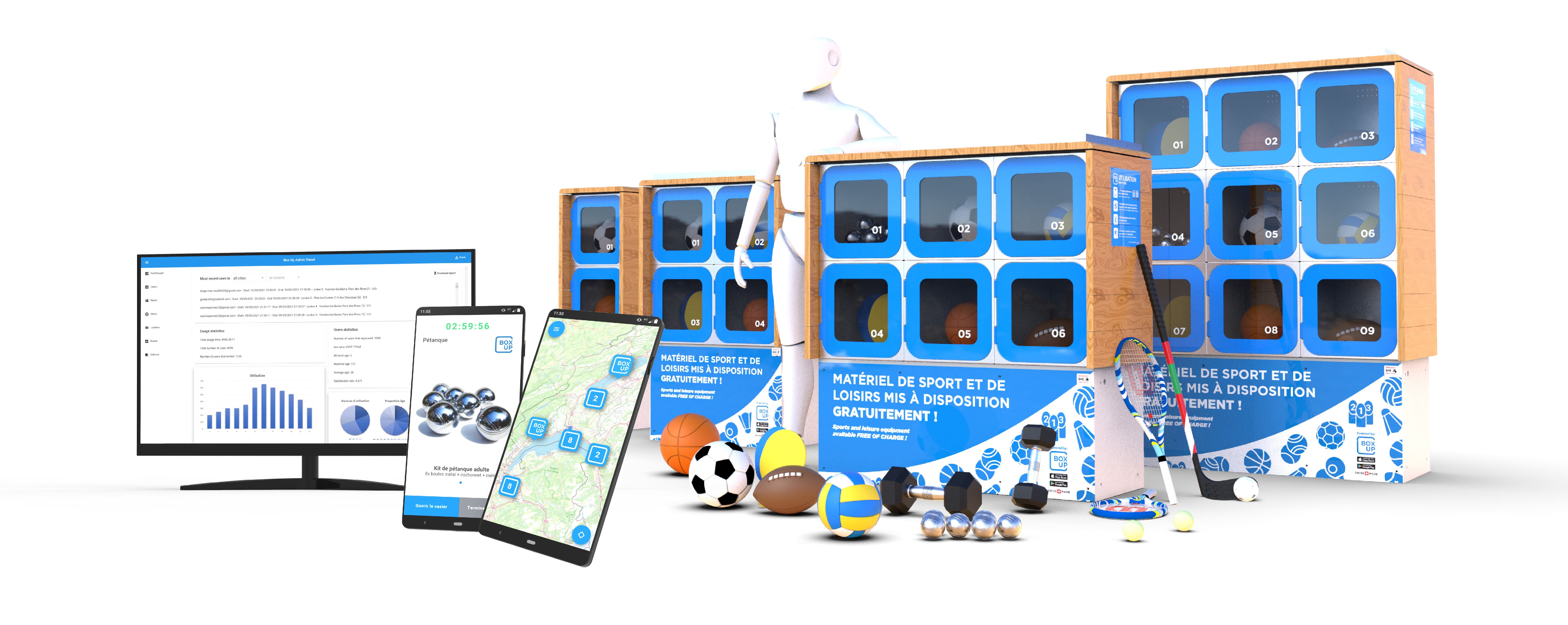 Solution BoxUp - casiers connectés